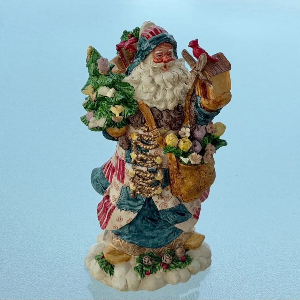 St. Nicholas Outdoor Scene Resin Figurine Table Decor